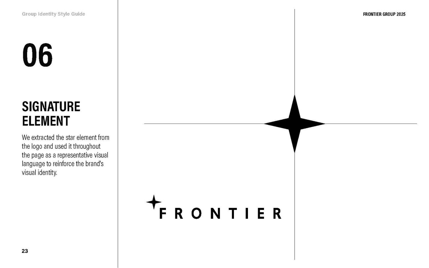 Signature star element